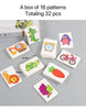 Cognitive Adventure: 32 Pcs Animal Matching Puzzle ATHLEXES
