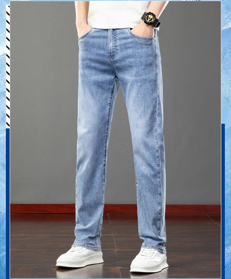 Classic Fit Men's Slim Stretch Denim Jeans ATHLEXES