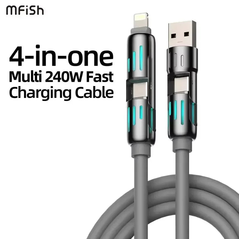 MaxCharge 4-in-1 Fast Charging Cable ATHLEXES