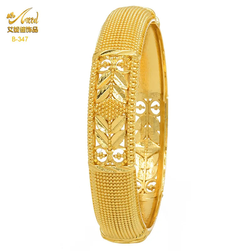 Dubai Bridal Light Luxury Gold Plated Bracelet ATHLEXES