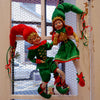 Elf Couple Plush Dolls: Festive Tree Ornaments ATHLEXES