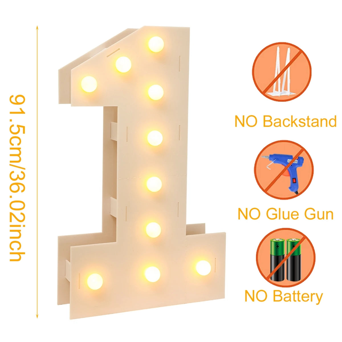Giant LED Number Frame for Stunning Celebrations ATHLEXES
