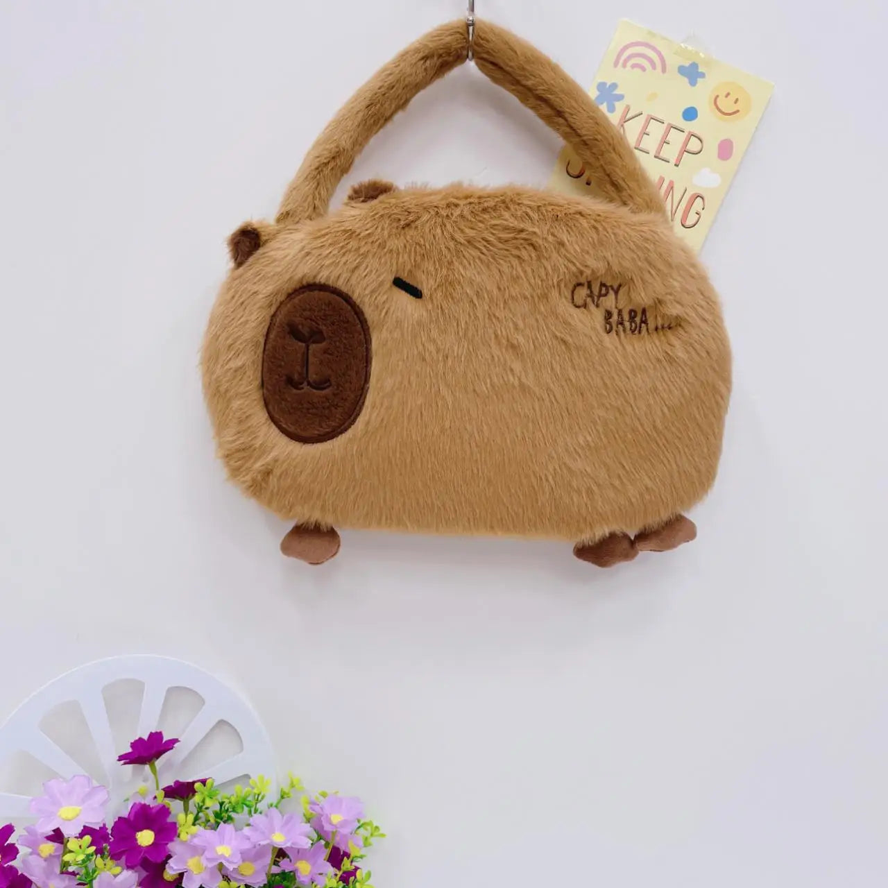 Kawaii Capybara Plush Backpack for Kids ATHLEXES