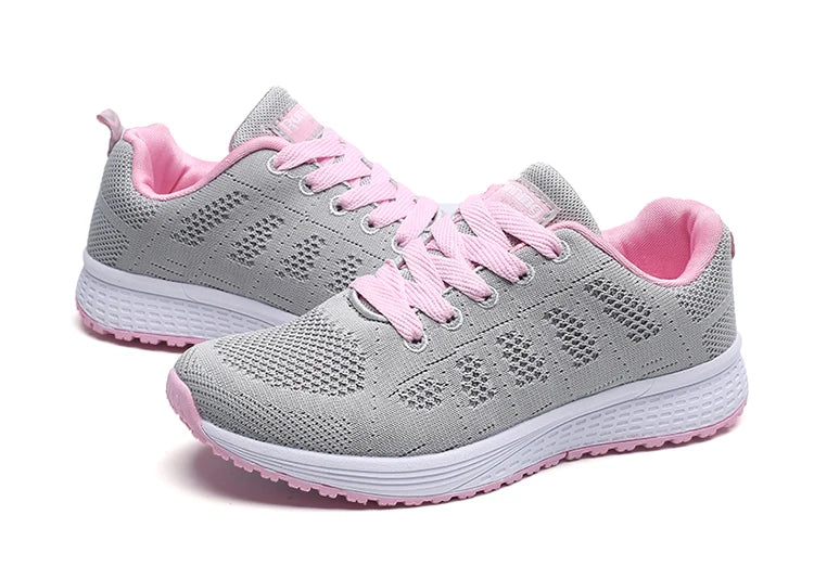 BreatheEasy Women's White Athletic Sneakers for Sport and Casual Wear ATHLEXES