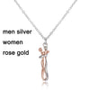 Hugging Pendant Choker Necklace for Couples ATHLEXES