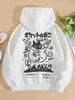 Chic Cat Print Hoodie for Women ATHLEXES