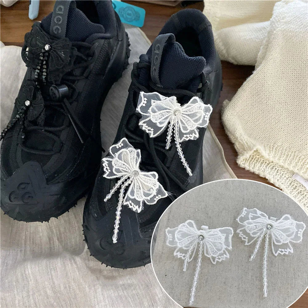Chic Bowknot Clip Decoration for Shoes and Bags ATHLEXES