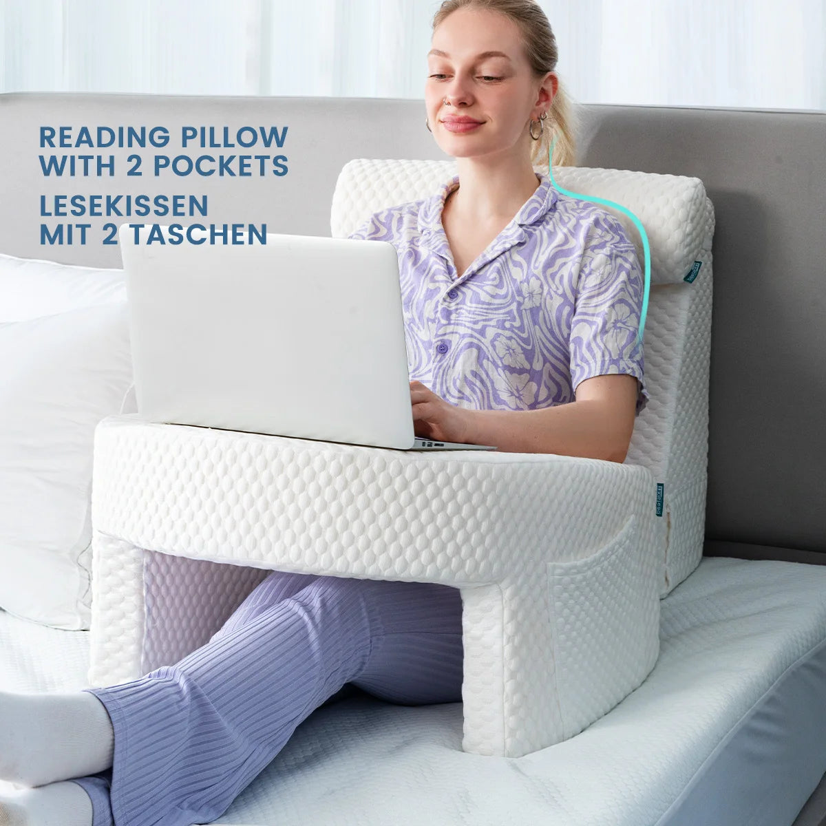 Soft Memory Foam Reading Pillow ATHLEXES