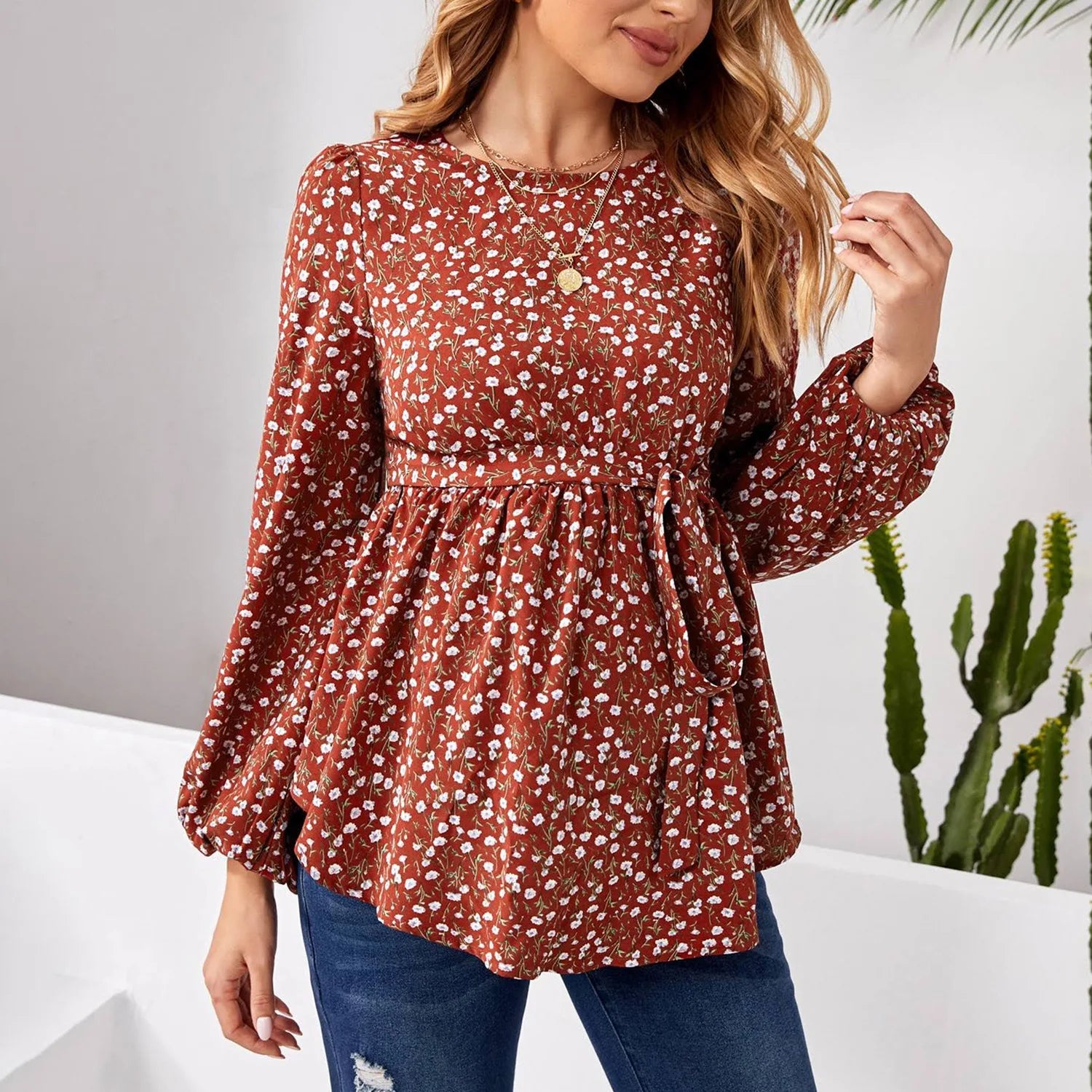 Autumn Chic Maternity Polka Dot Shirt ATHLEXES