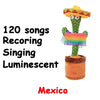 Singing Cactus Toy with LED and 120 Fun Songs ATHLEXES