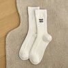 Retro Cotton Loose Socks for Stylish Students ATHLEXES