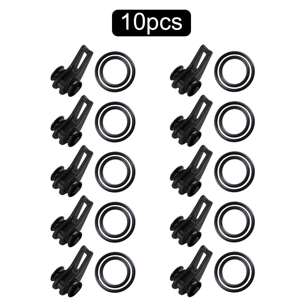 10pcs Premium Bait Keeper with Rubber Rings for Fishing ATHLEXES