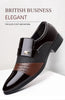 Classic Black Pointed Toe Leather Loafers for Men ATHLEXES