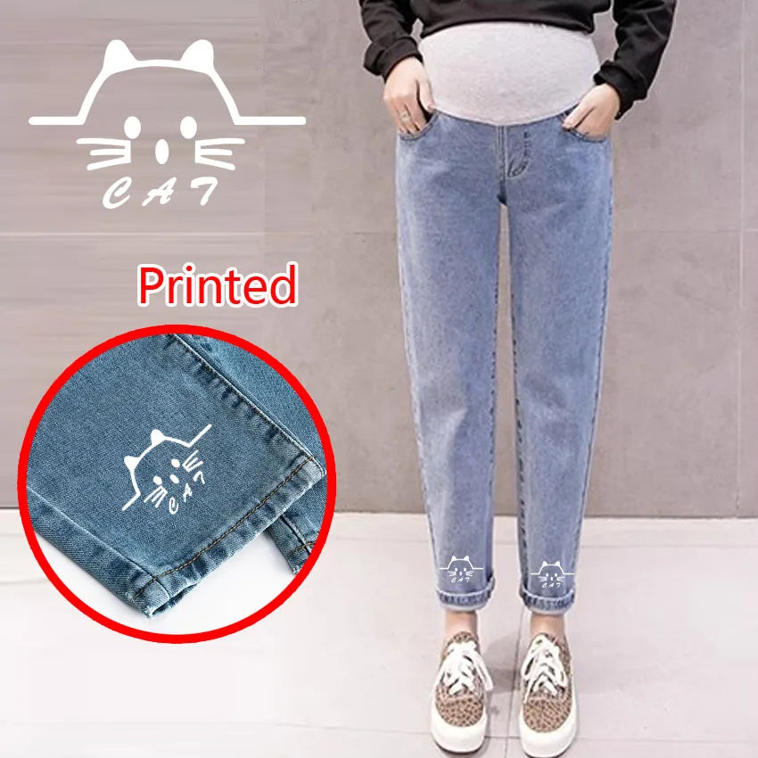Maternity Chic High Waist Boyfriend Jeans ATHLEXES