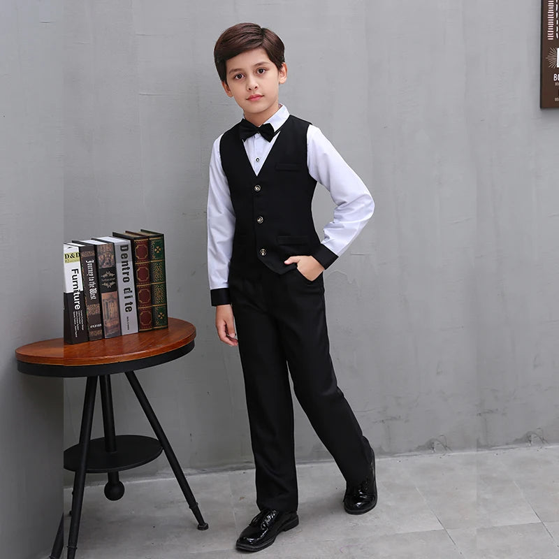 Chic Boys Formal Vest Suit Set for Special Occasions ATHLEXES