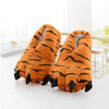 CozyPaws Plush Dinosaur Slippers for Home ATHLEXES