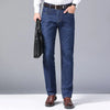 Classic Slim Fit Black Biker Jeans for Men ATHLEXES