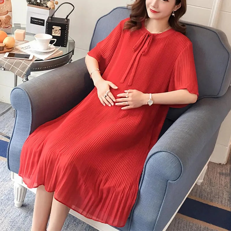 ChicMamma Summer Chiffon Maternity Blouse ATHLEXES