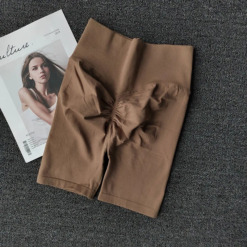 Seamless High Waist Yoga Shorts for Women ATHLEXES