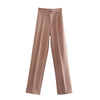 Chic High Waist Straight Leg Office Pants ATHLEXES