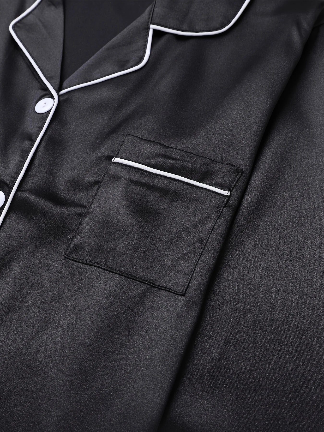 Solid Long Sleeve Pajama Set ATHLEXES