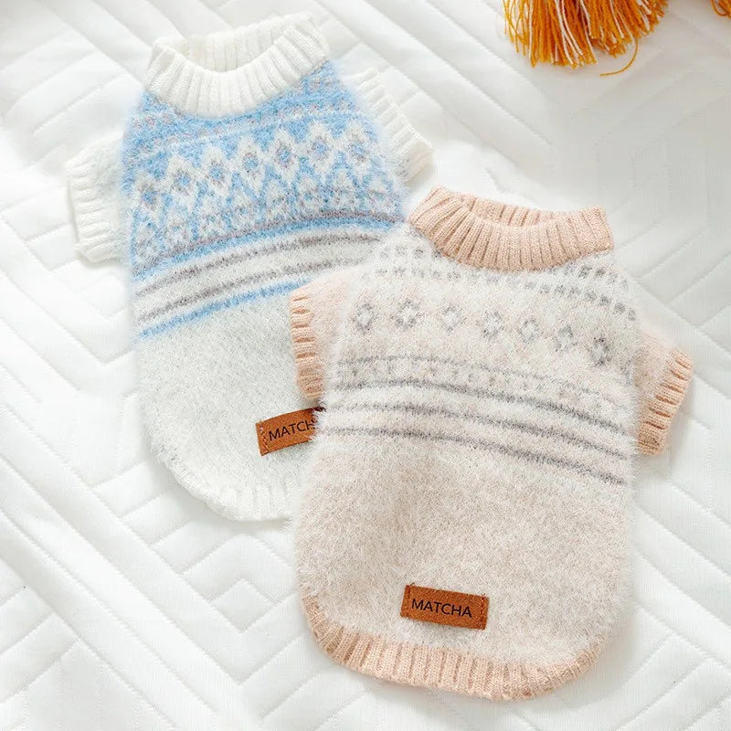 Luxury Fleece Sweater for Dogs and Cats - Chic Autumn Attire ATHLEXES