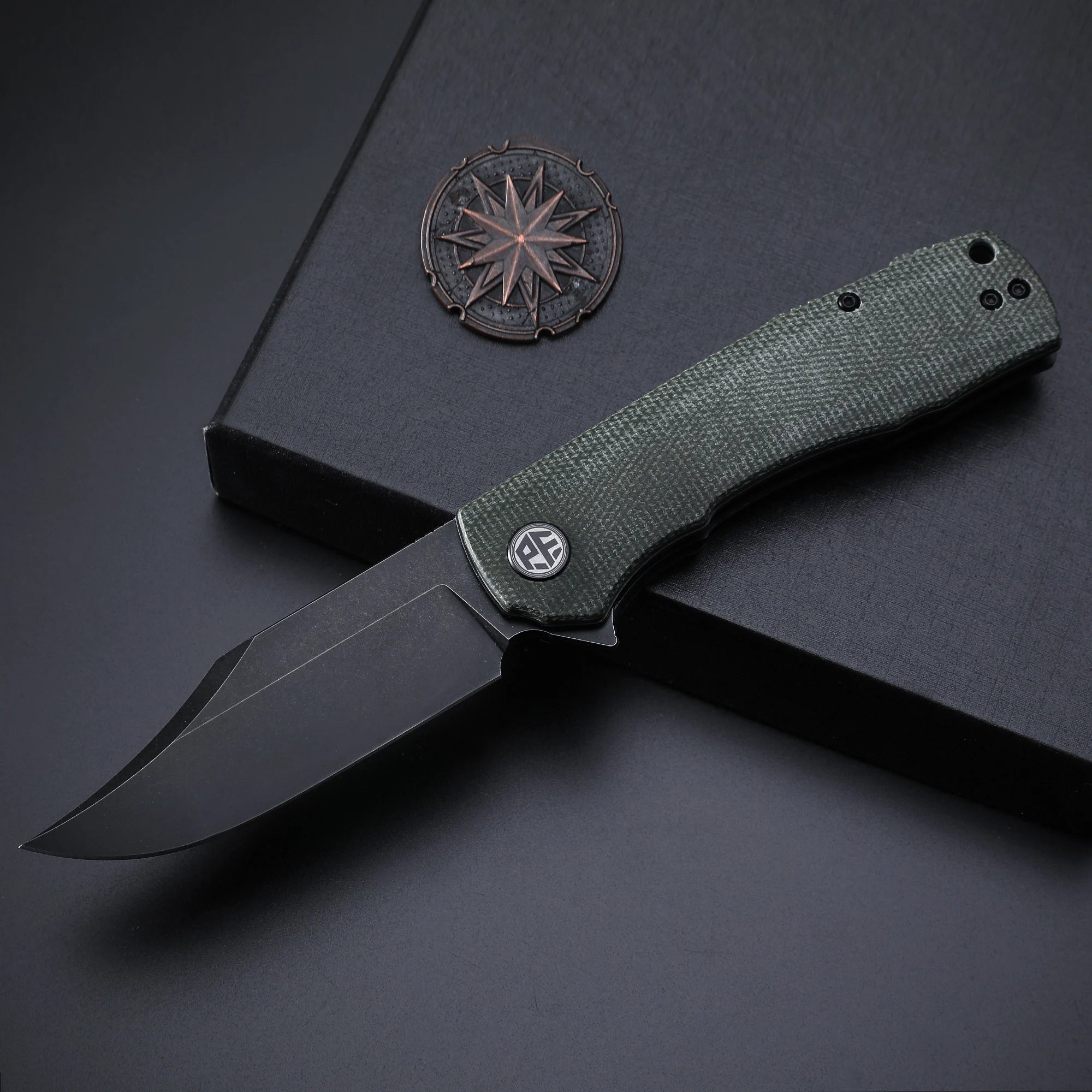 Petrified Fish PFP03 Premium Folding Knife  K110 Steel ATHLEXES