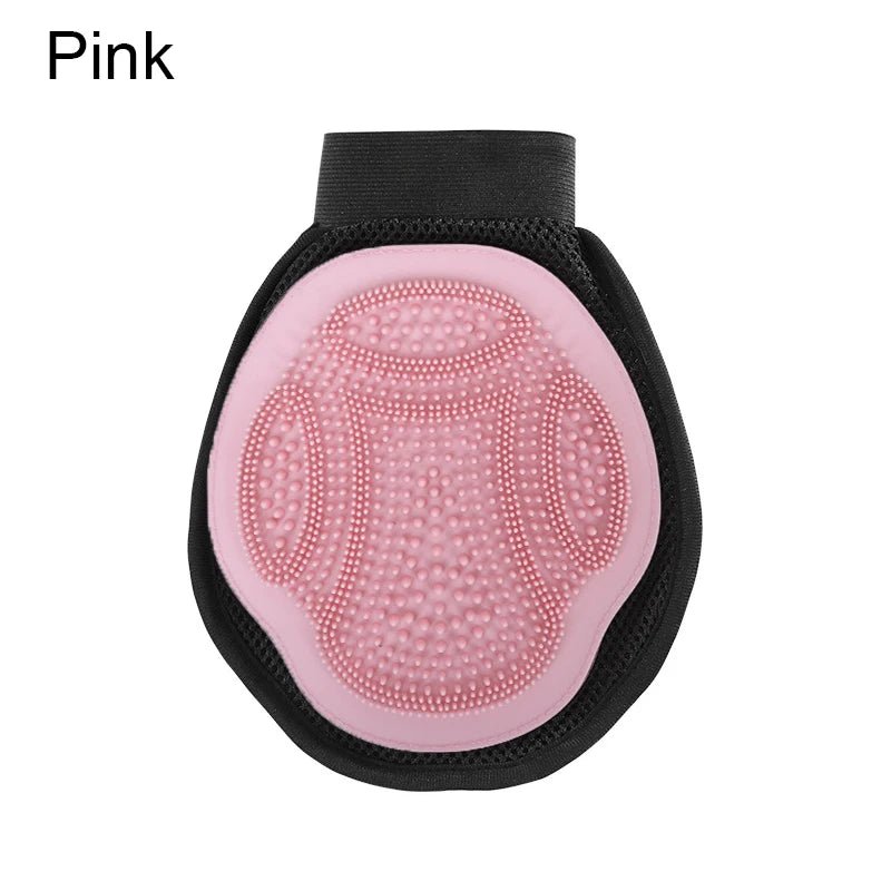 Pet Bath Massage Gloves Pet Cleaning Supplies Remove Floating Hair Cat Hair Brush Dog Deshedding Comb Massage Gloves For Puppy ATHLEXES