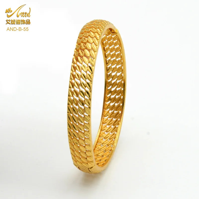 Dubai Bridal Light Luxury Gold Plated Bracelet ATHLEXES