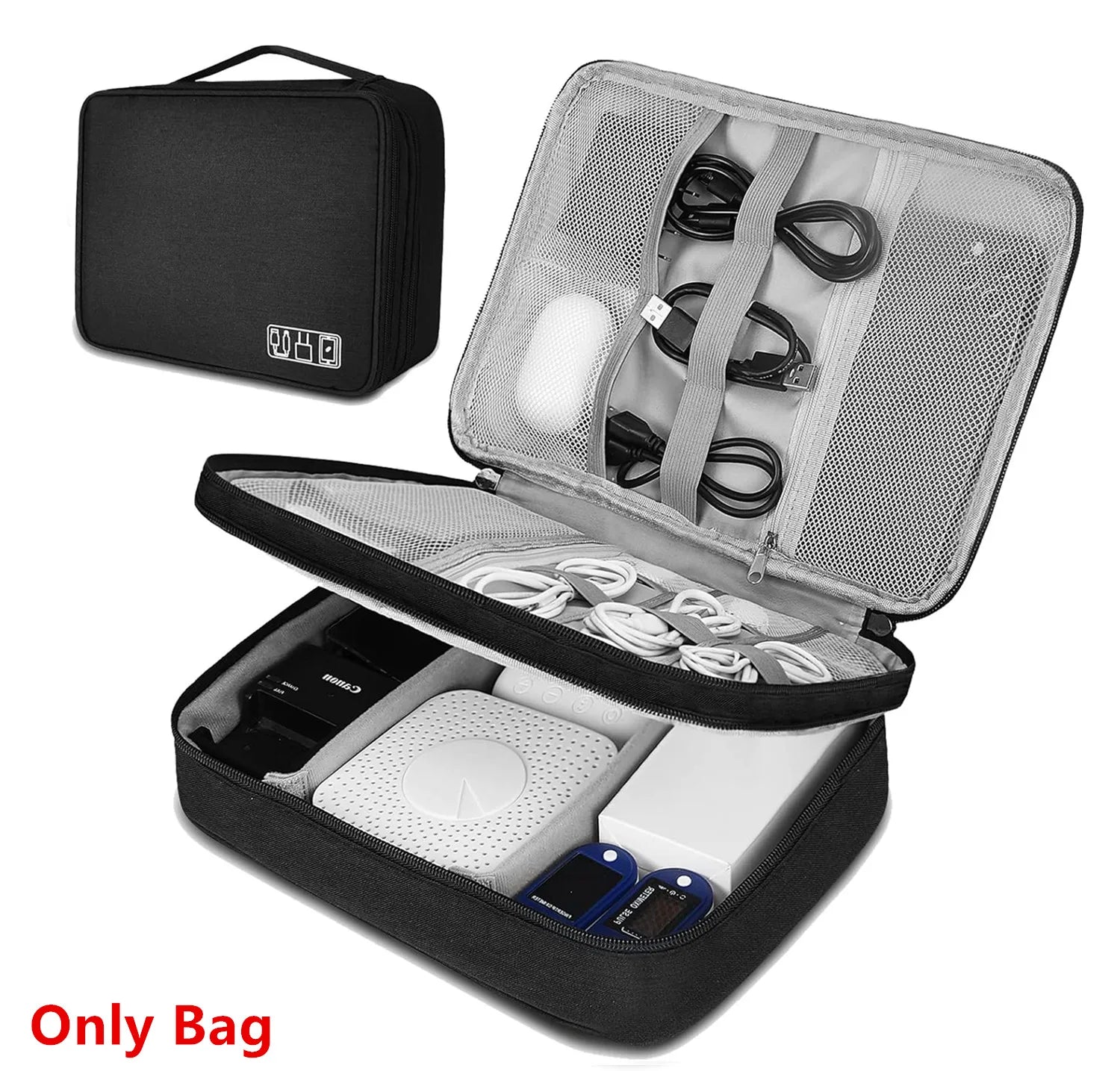 JBAILI Leather Waterproof Cable Organizer ATHLEXES