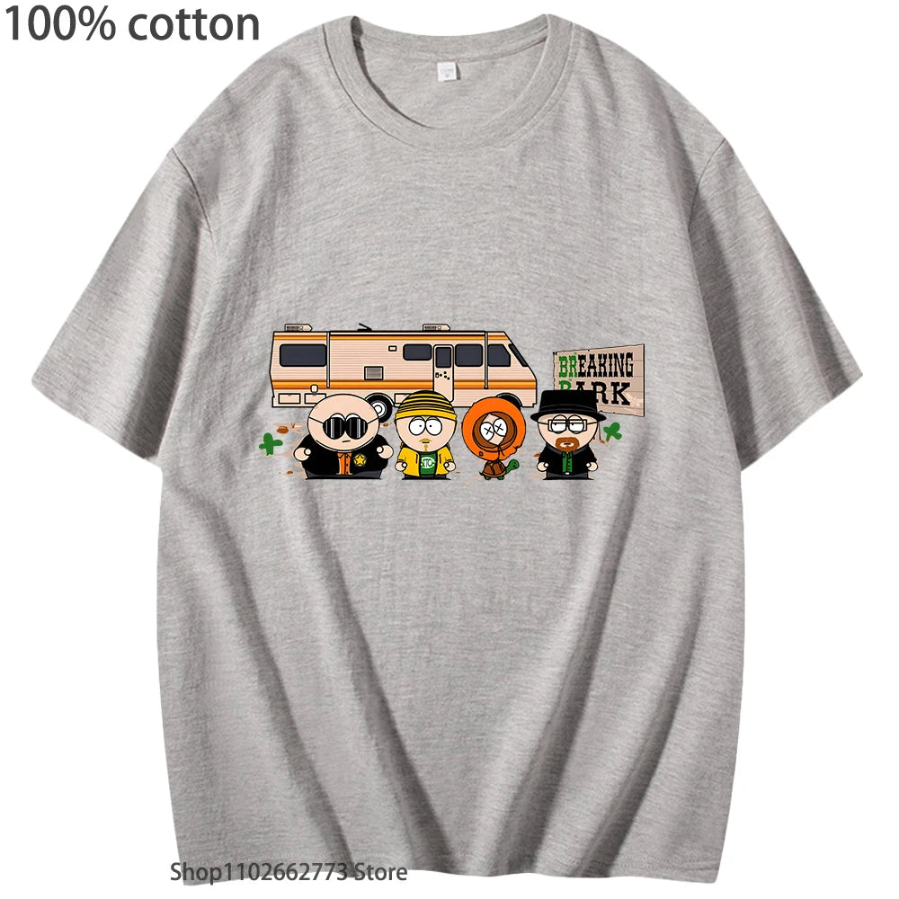 Breaking Bad Chicken Brothers Cotton Tee - Y2K Streetwear ATHLEXES