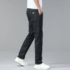 Light Blue Casual Denim Straight Fit Trousers ATHLEXES