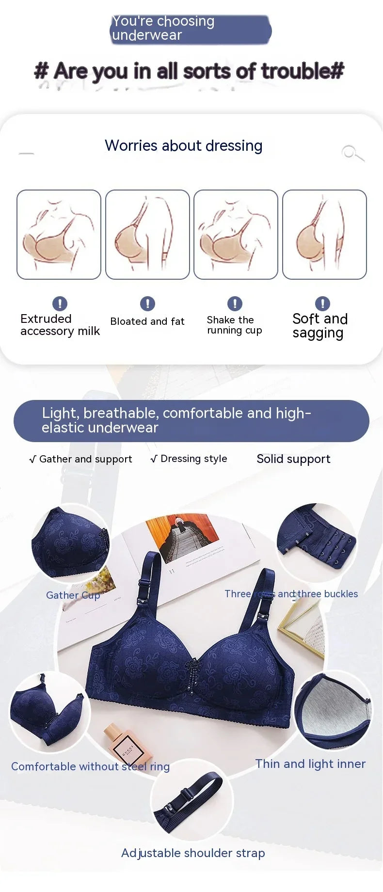 ComfortFit Full-Cup Women's Underwear Bra ATHLEXES