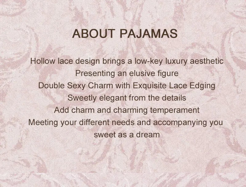 Summer Lace Pajama Set for Women ATHLEXES