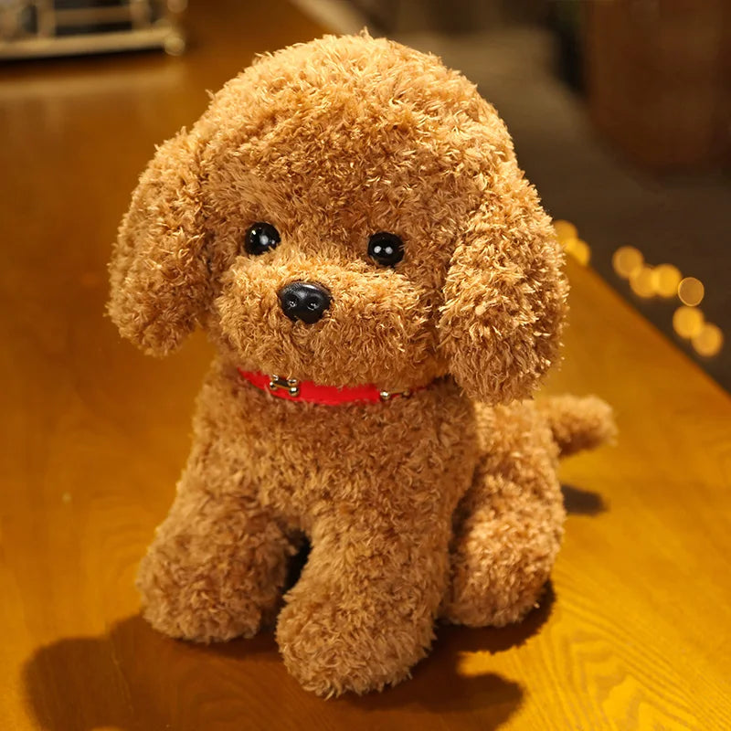 Realistic Teddy Dog Plush Toy for Kids ATHLEXES