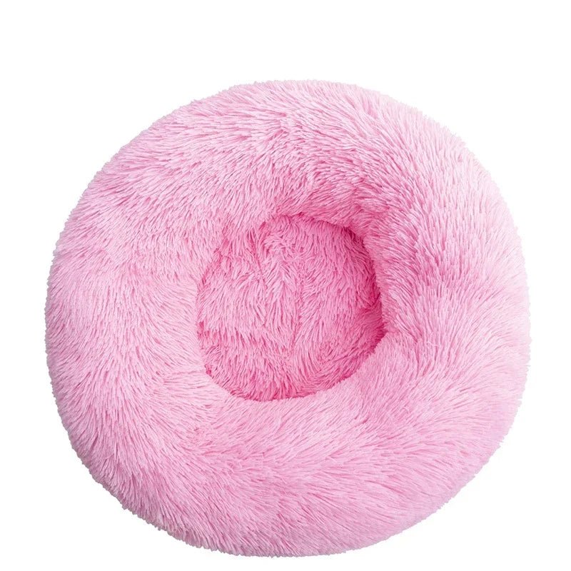 Plush Pet Bed Large Dogs Cats Soothing Round Mat Cozy Sleeping Pad Small Medium Animals Soft Cushion House 2024 New ATHLEXES