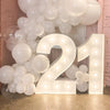 Giant LED Birthday Number Frame for Celebrations ATHLEXES