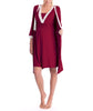 Elegant Maternity Lace Tie Pajama Set ATHLEXES