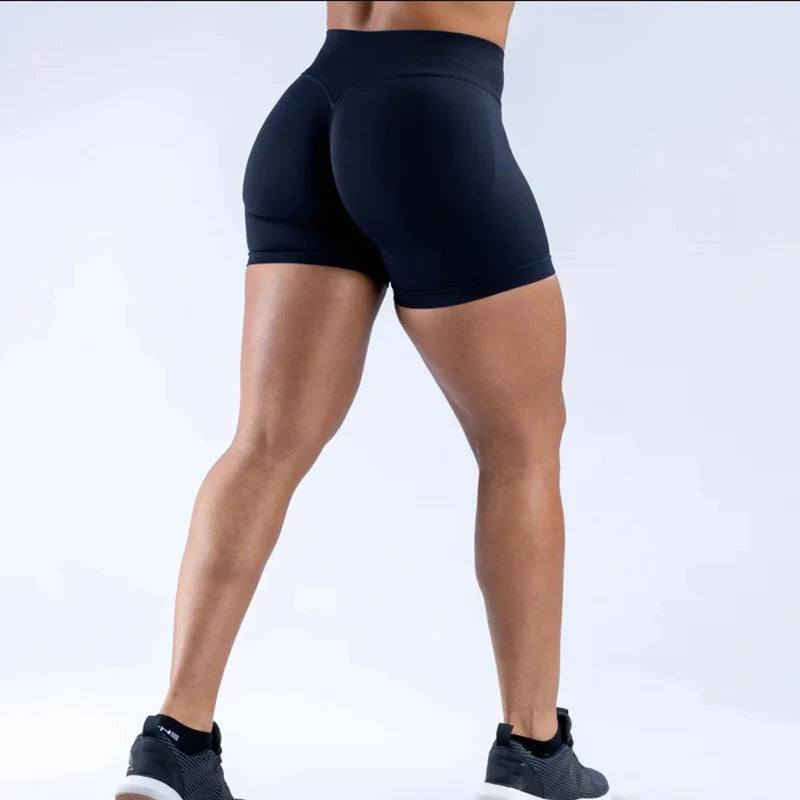 Seamless Flex Ribbed Yoga Shorts for Women ATHLEXES