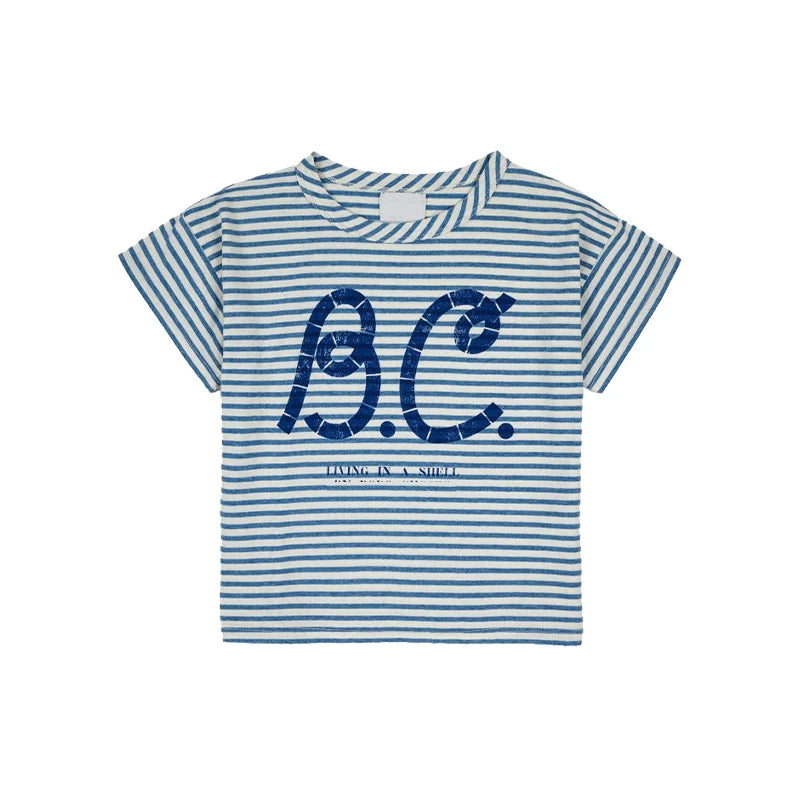 Korean Cotton Cartoon Tees for Kids 2025 Summer Collection ATHLEXES