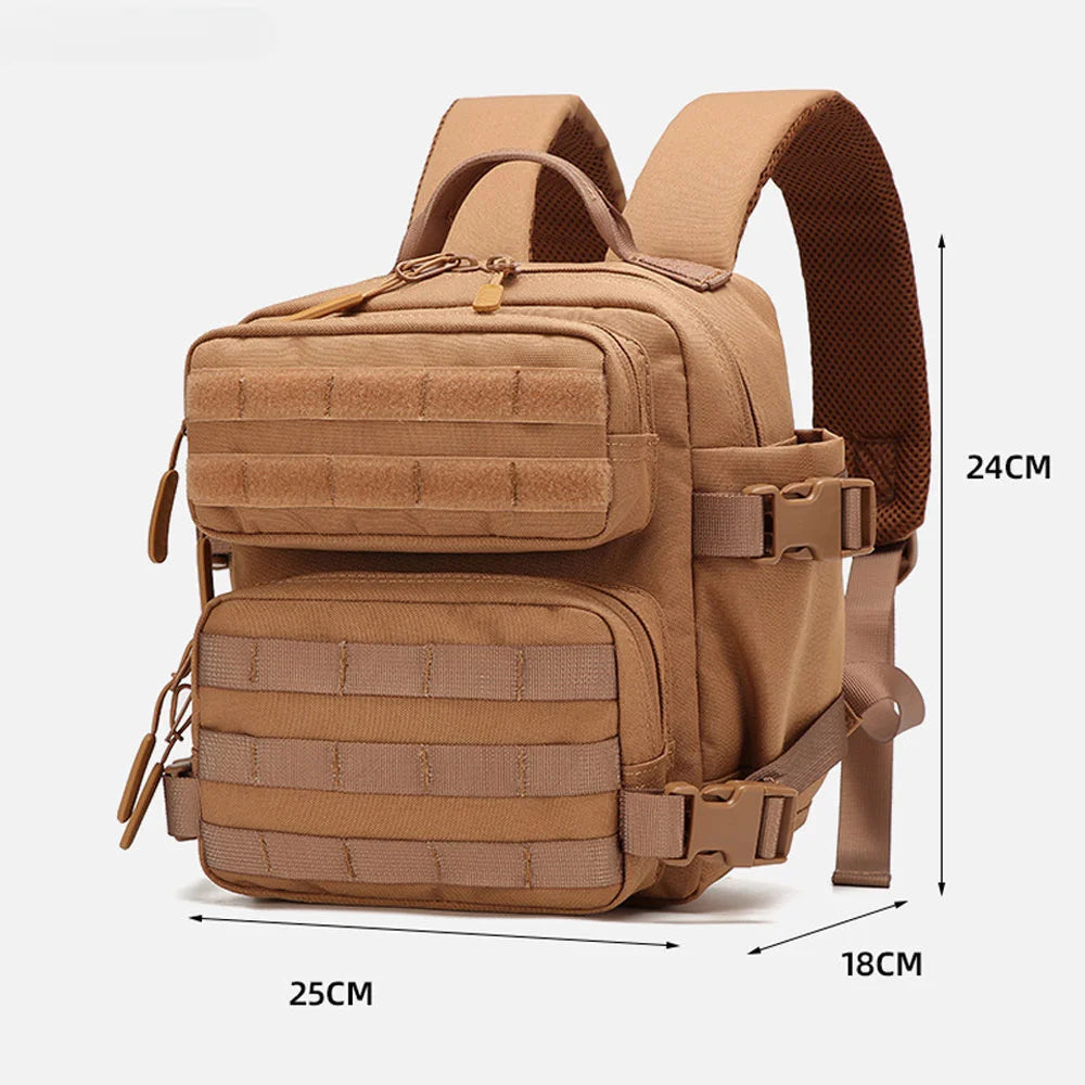 9L Sport Backpack MOLLE Mini Outdoor Pack for EDC Hiking ATHLEXES