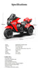 Kids Electric Trike with Key Start for 3-12 Years Old ATHLEXES