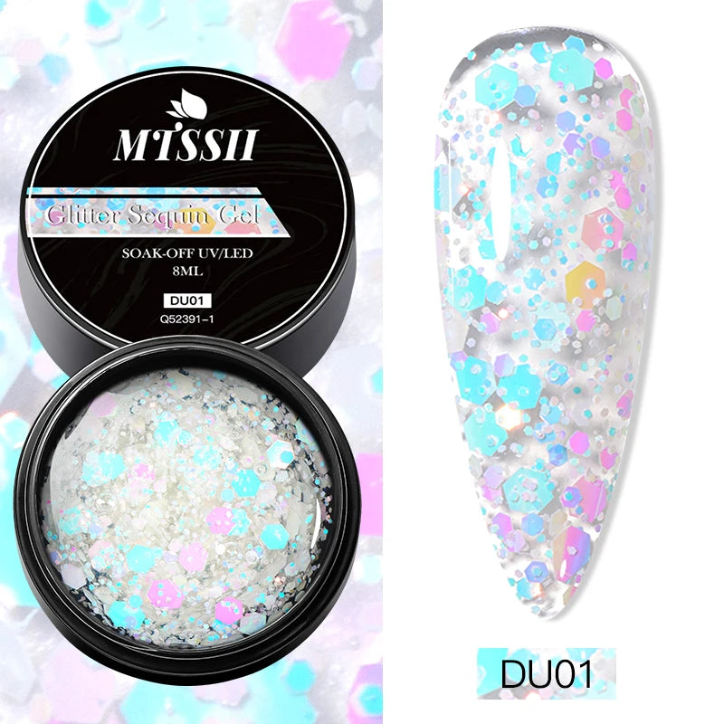 Mtssii 8ml Clear Nail Gel Art Extension & Carving Varnish ATHLEXES