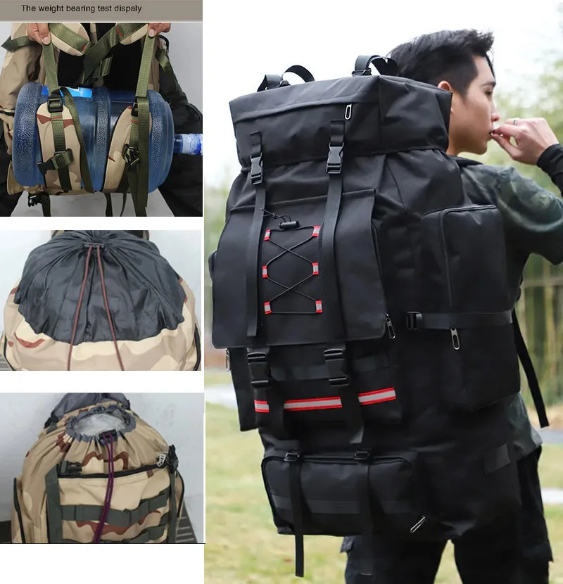 130L Adventure Ready Trekking Backpack for Men ATHLEXES