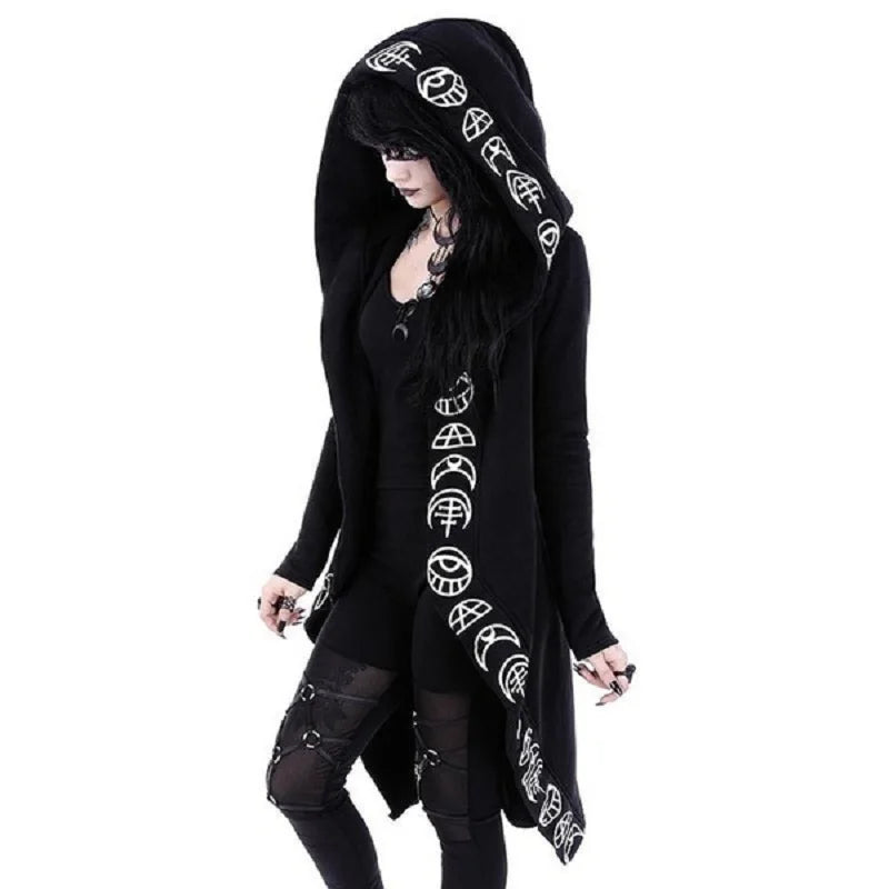 Lunar Chic Punk Long-Sleeve Cardigan Sweater ATHLEXES
