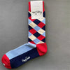 Happy Socks Men's Diamond Check Crew Socks for All Seasons ATHLEXES