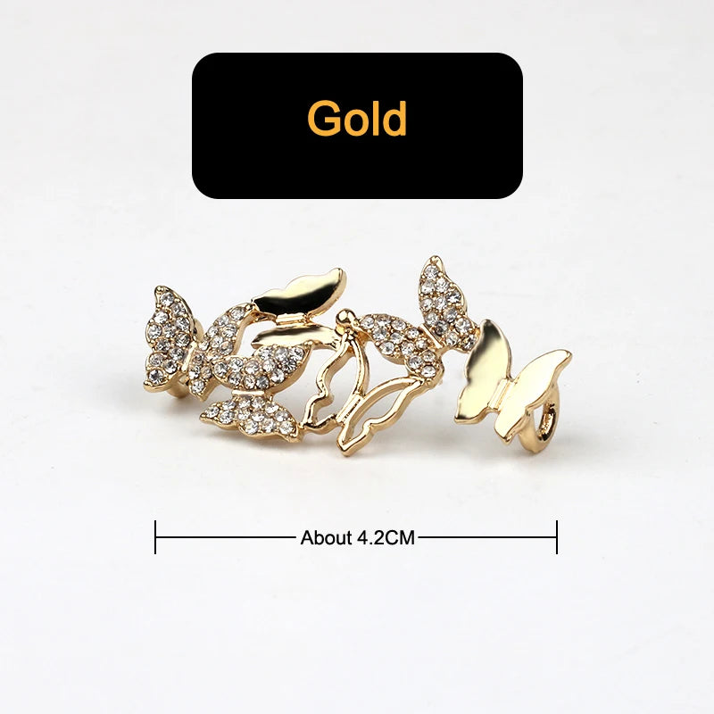 GlamLace Pearl Rhinestone Shoelace Buckle Charm Accessories ATHLEXES