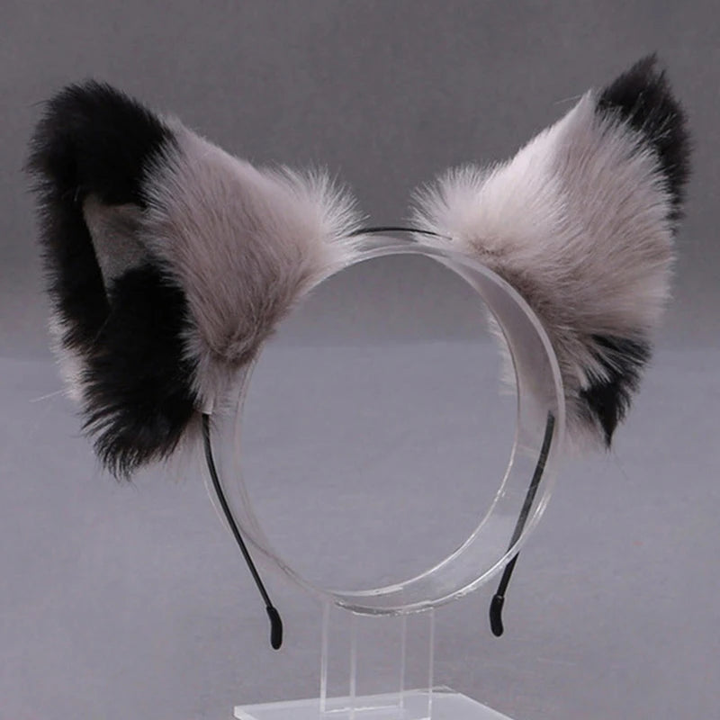 Lolita Fox Ear Faux Fur Cosplay Headband ATHLEXES