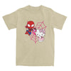 Hello Kitty x Spiderman Vintage Cotton Couple T-Shirt ATHLEXES