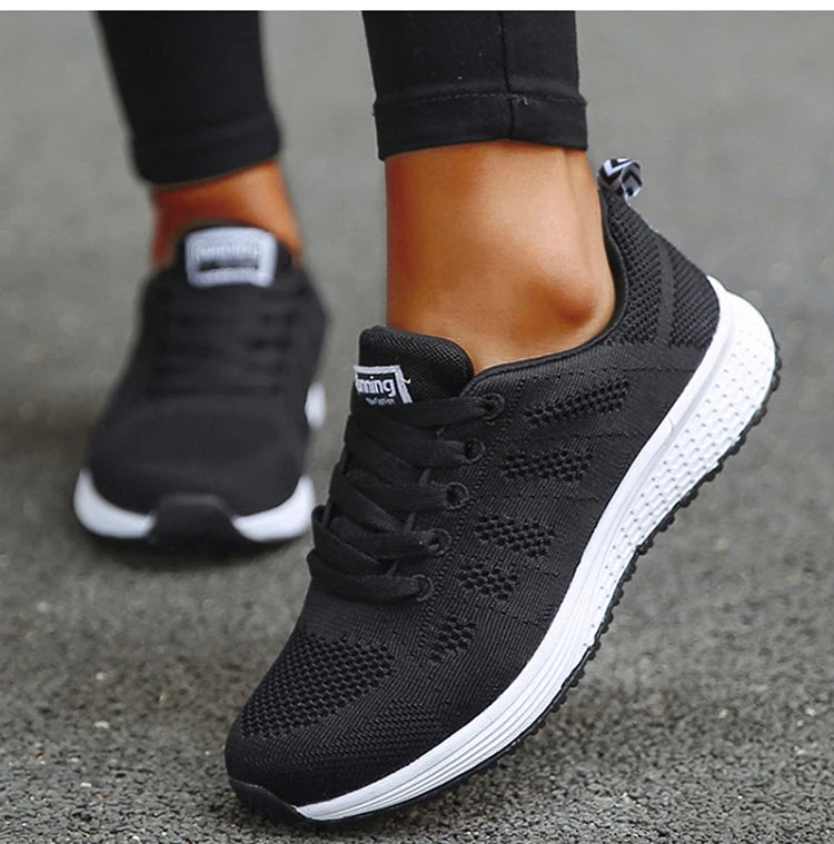 Stylish Breathable Women's Sneakers - 2025 Lace-Up Trainers ATHLEXES